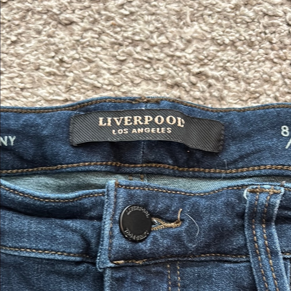Liverpool Blue Skinny Jeans Sleek Fit - Picture 3 of 9